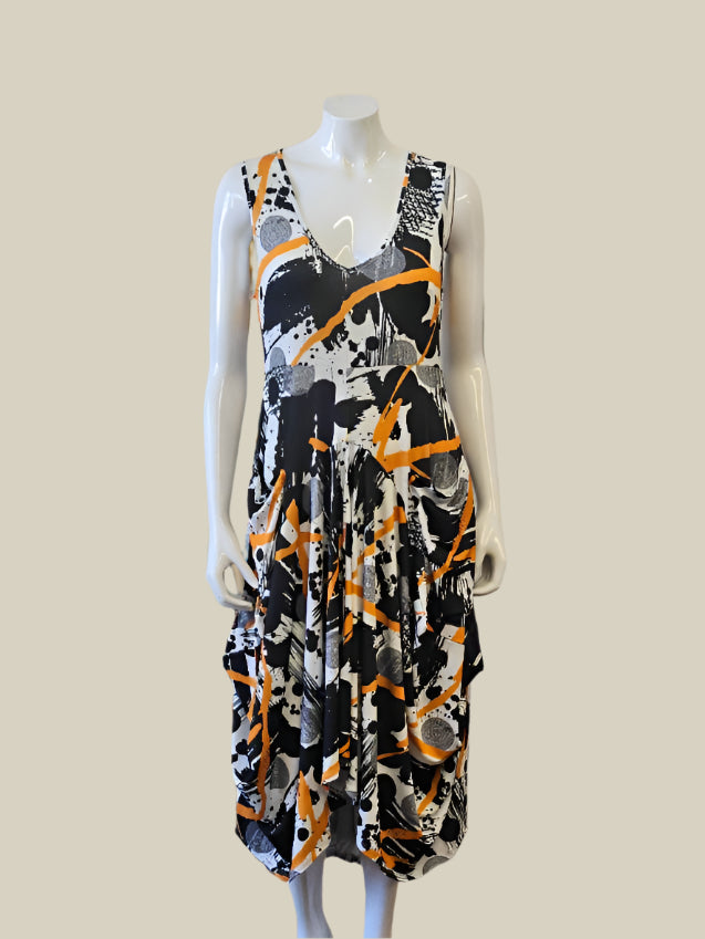 Kozan Sleeveless Dante Dress In Negroni-Katze Boutique