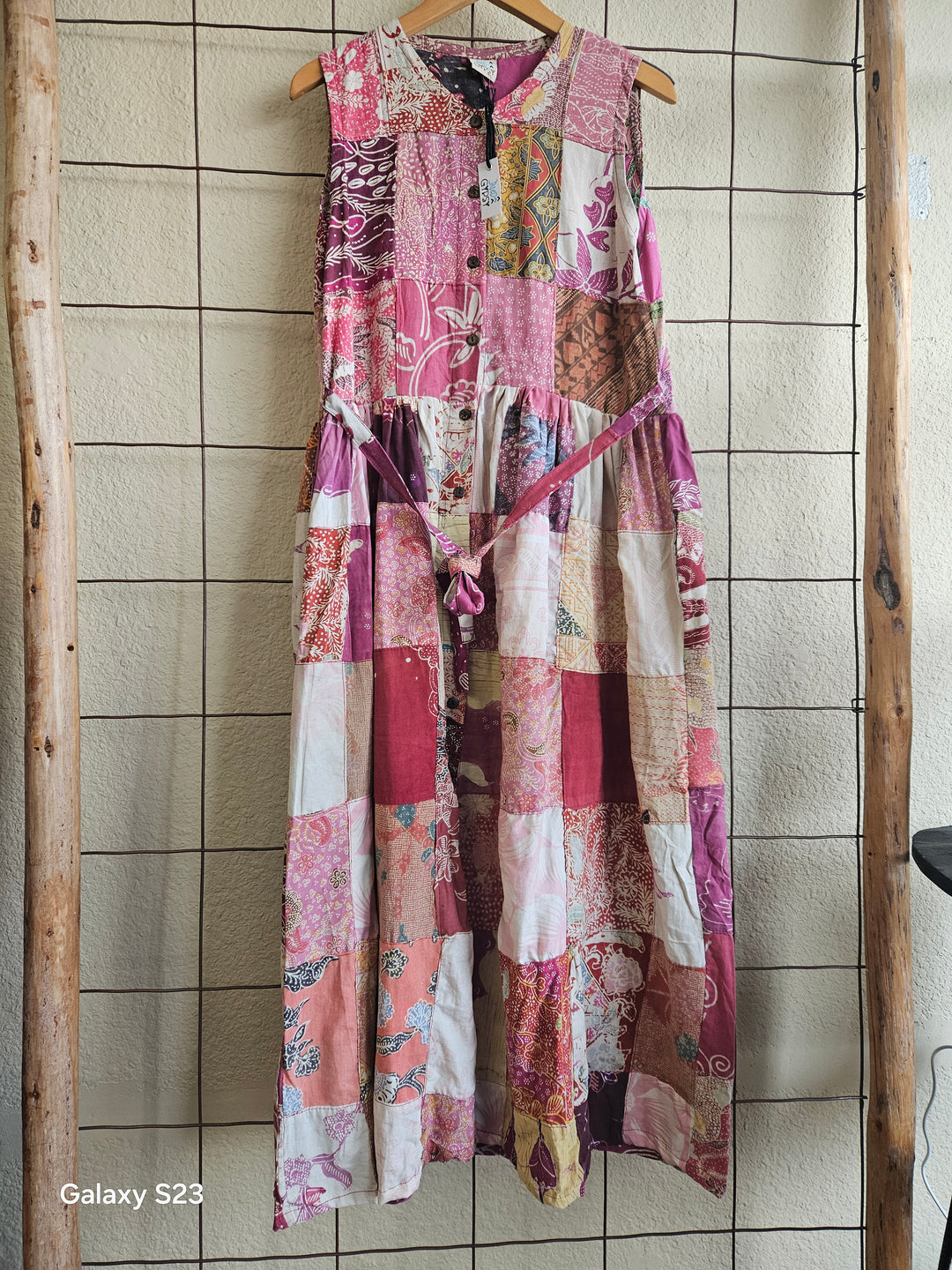 Jaded Gypsy Patchwork Long Dress-Katze Boutique