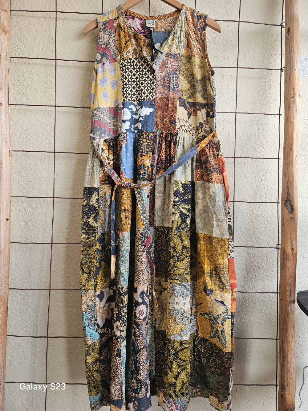 Jaded Gypsy Patchwork Long Dress-Katze Boutique