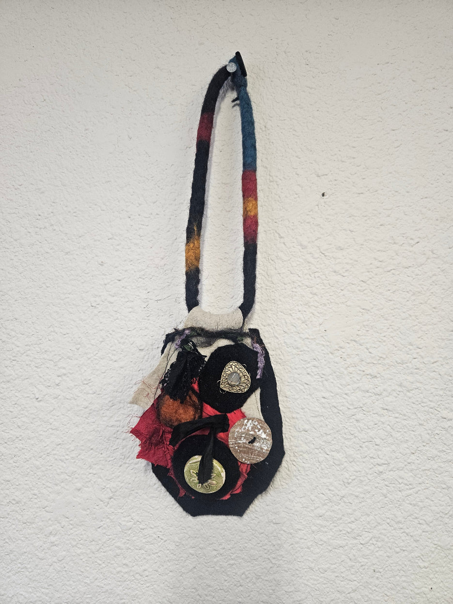 Handmade Boiled Wool Neck Piece -Katze Boutique