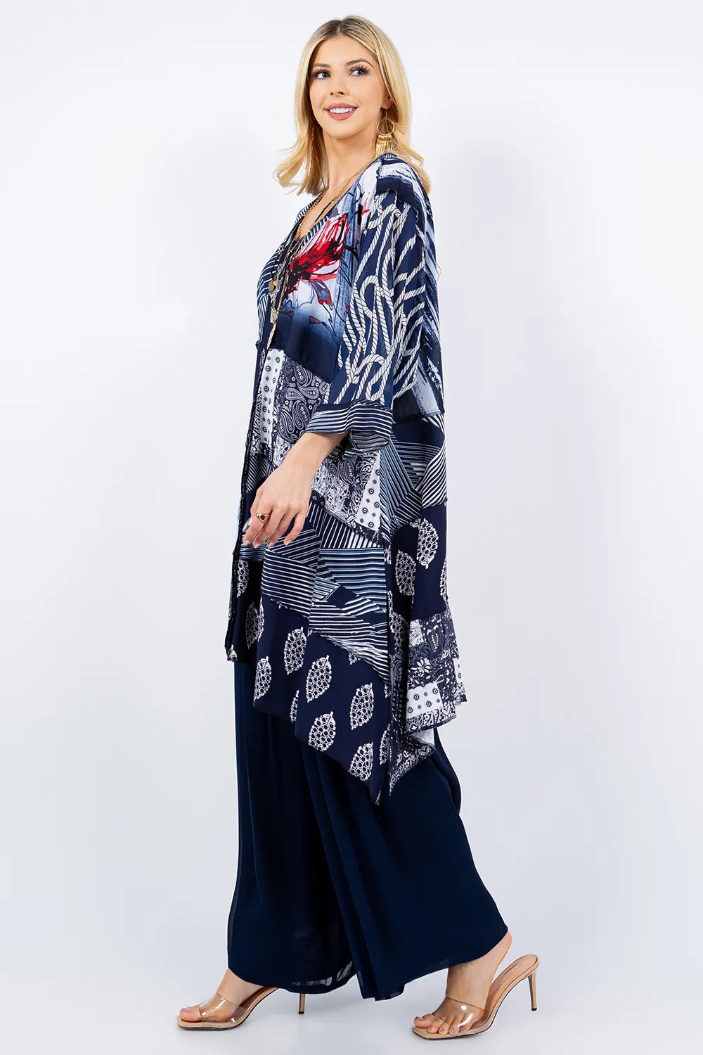 Wearable Art To Wear Patchwork Tunic-Katze Boutique