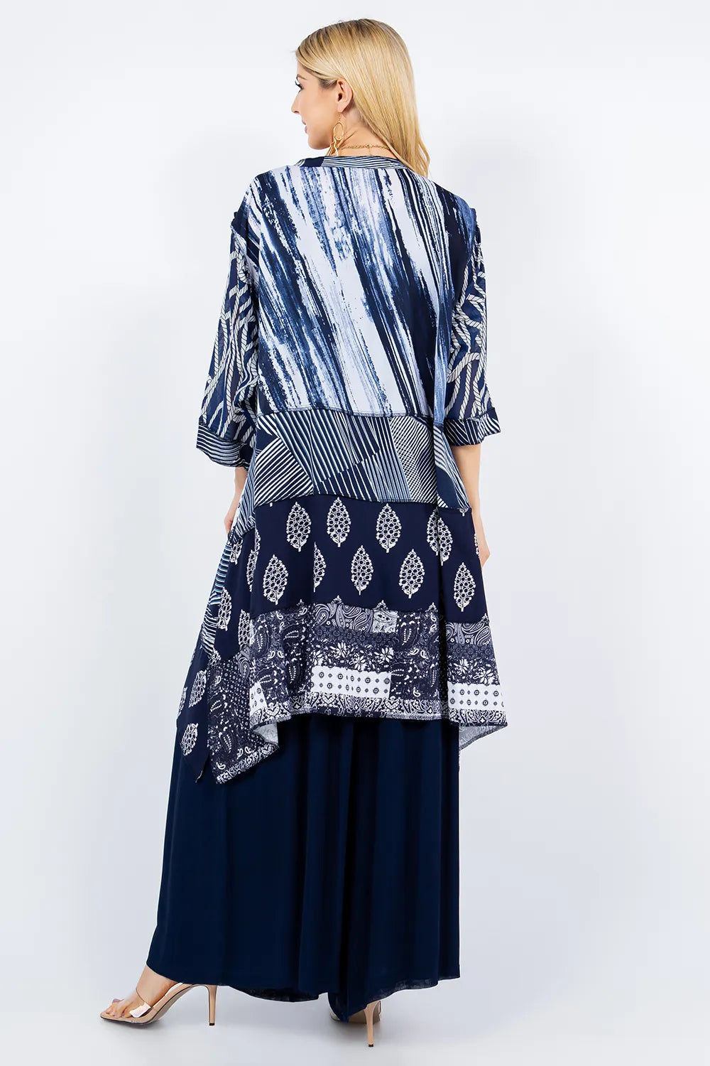 Wearable Art To Wear Patchwork Tunic-Katze Boutique