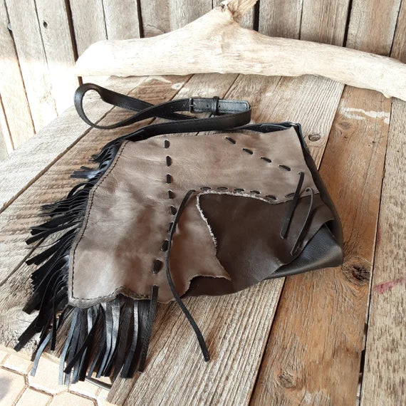 Leather Messenger Bag