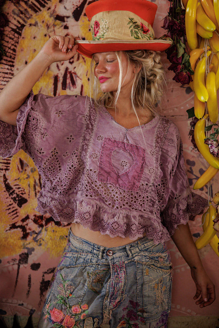 Magnolia Eyelet Rosemary Blouse-Katze Boutique