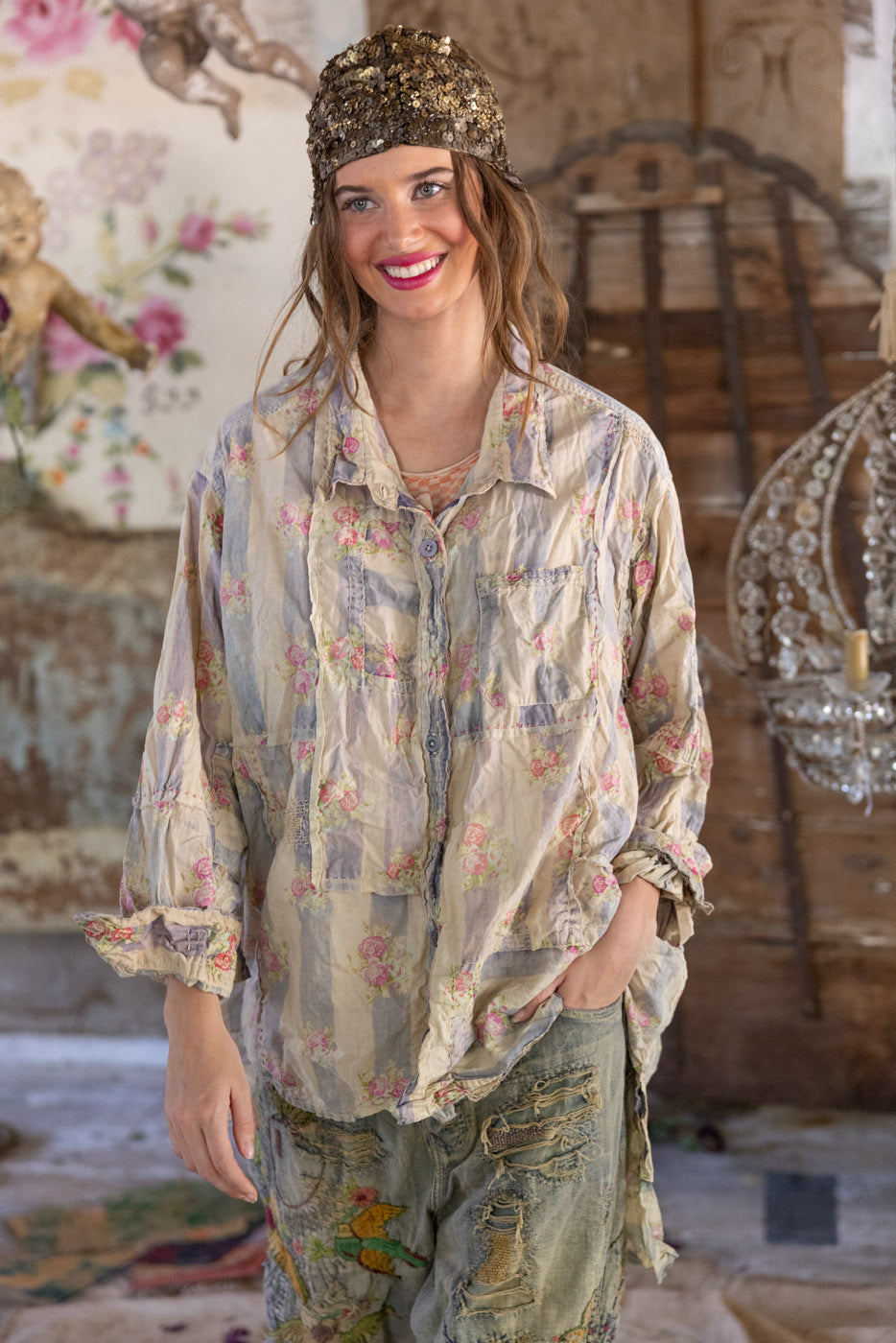 Magnolia Pearl Adison Workshirt-European Summer-Katze Boutique