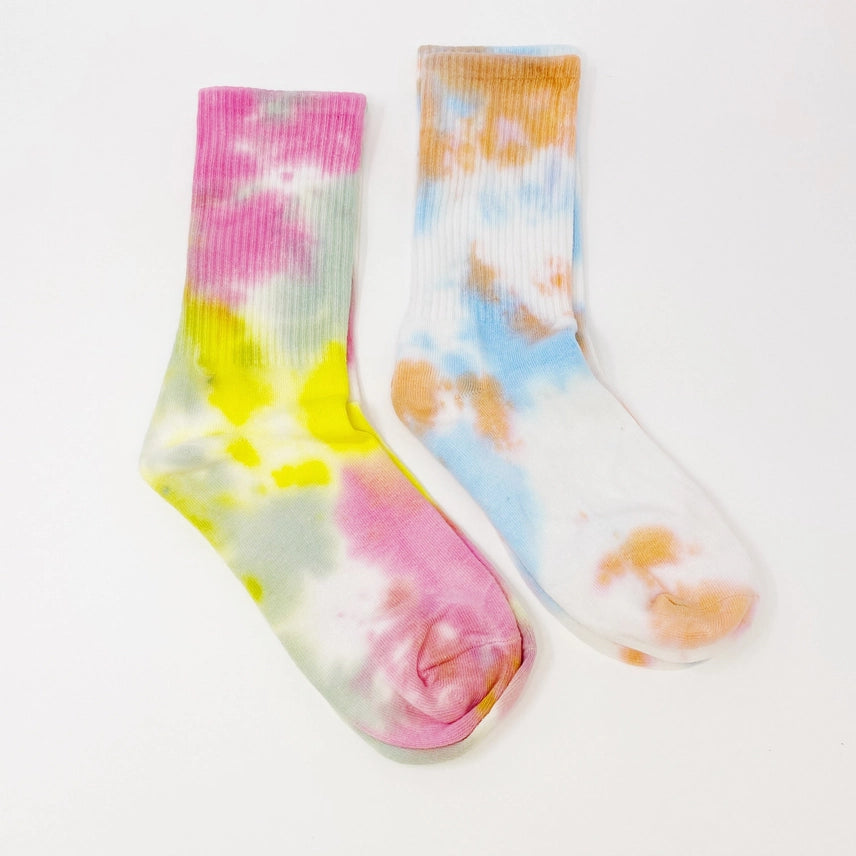 Free Mind Tie Dye Socks Set-Katze Boutique