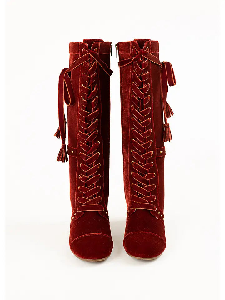 Joyfolie Women's Marita Tall Boot in Brick-Katze Boutique