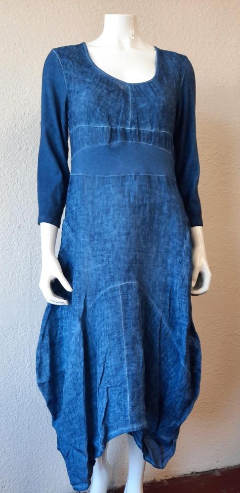 INIZIO ITALY Magic 3/4 Sleeves Linen Dress - Katze Boutique
