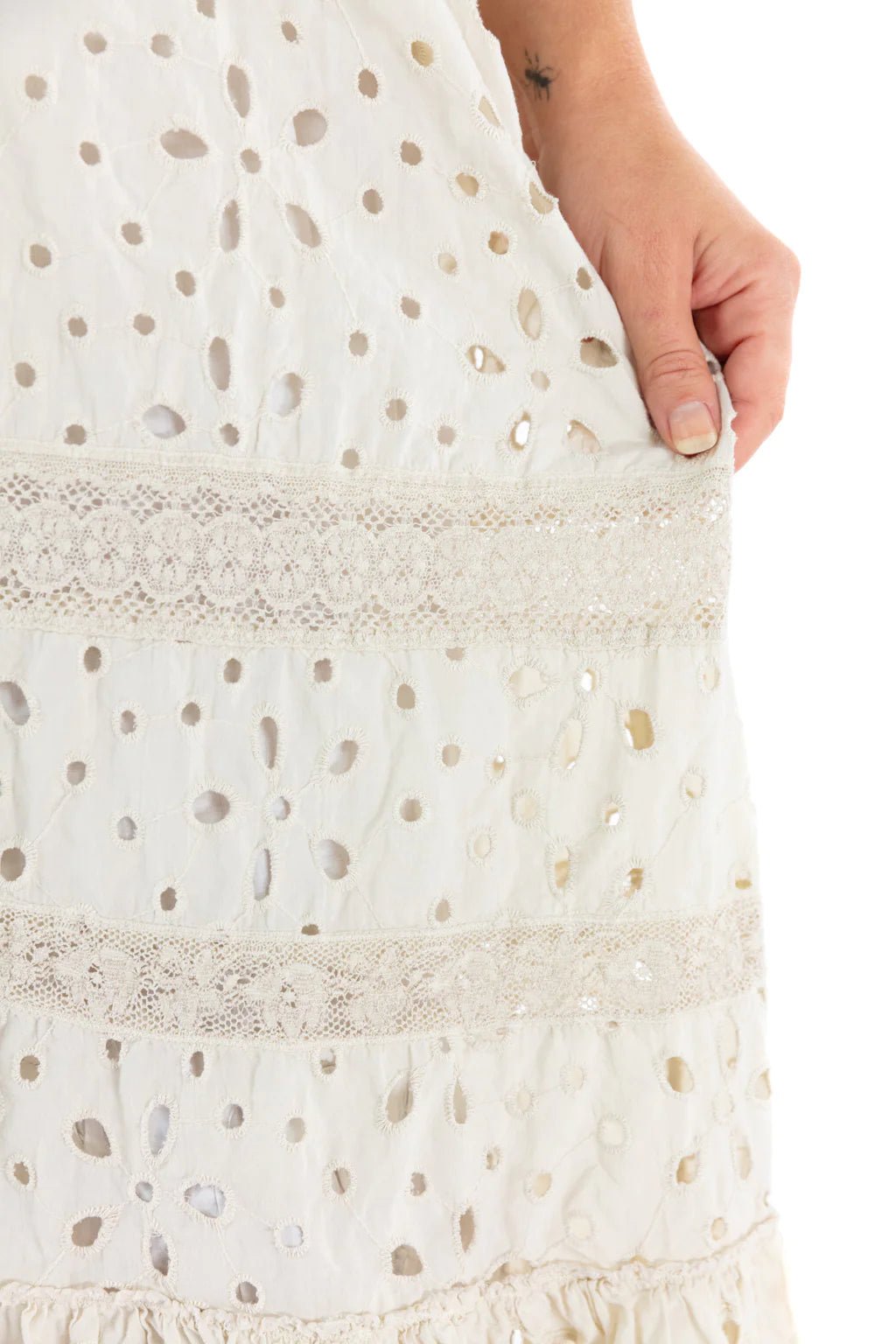 Magnolia Pearl Eyelet Haru Dress - Katze Boutique