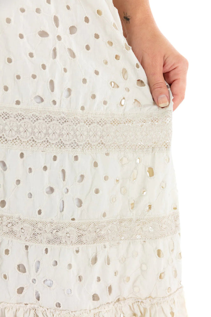 Magnolia Pearl Eyelet Haru Dress - Katze Boutique