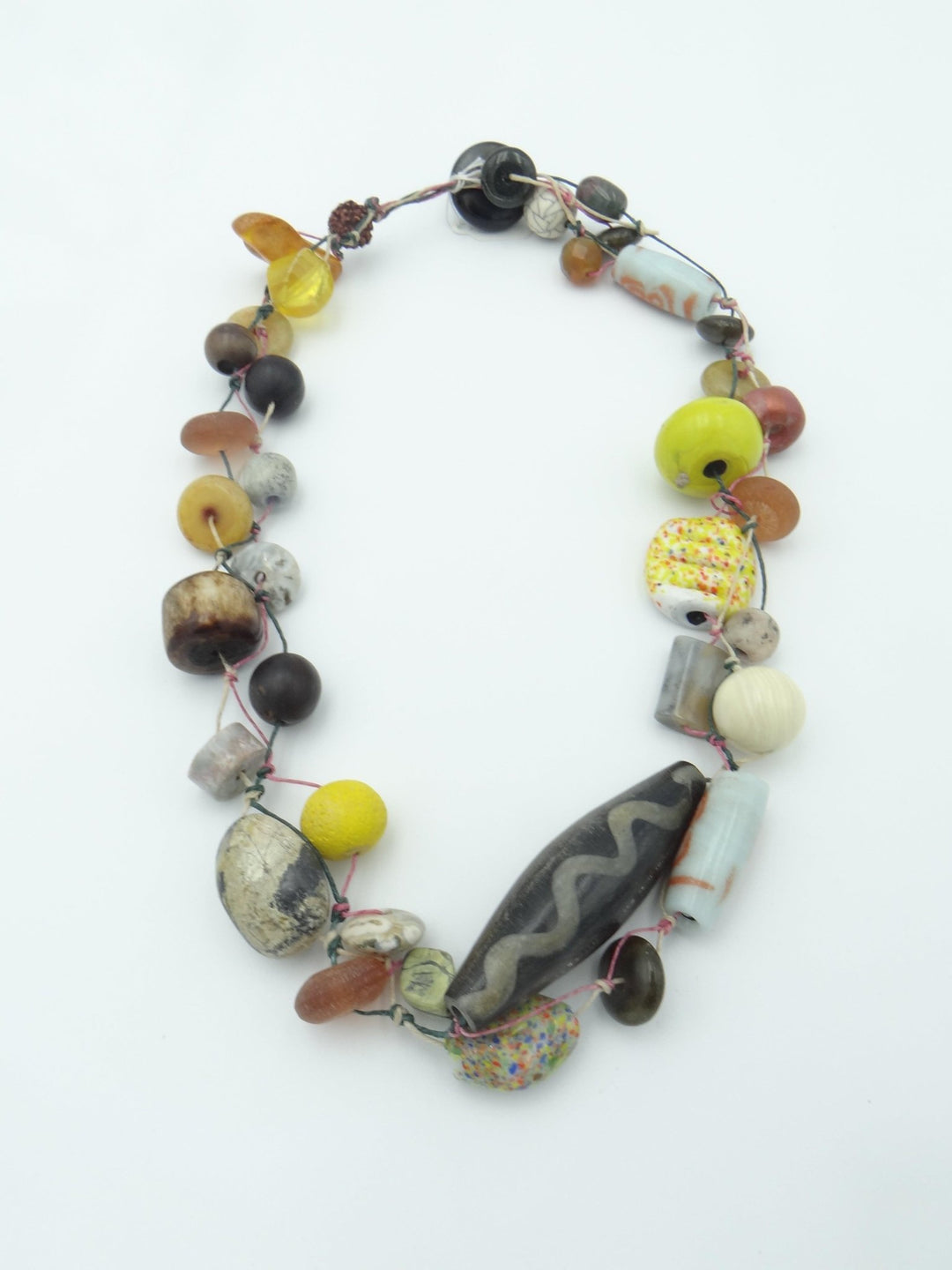 Natural Stones Artisan Necklace - Katze Boutique