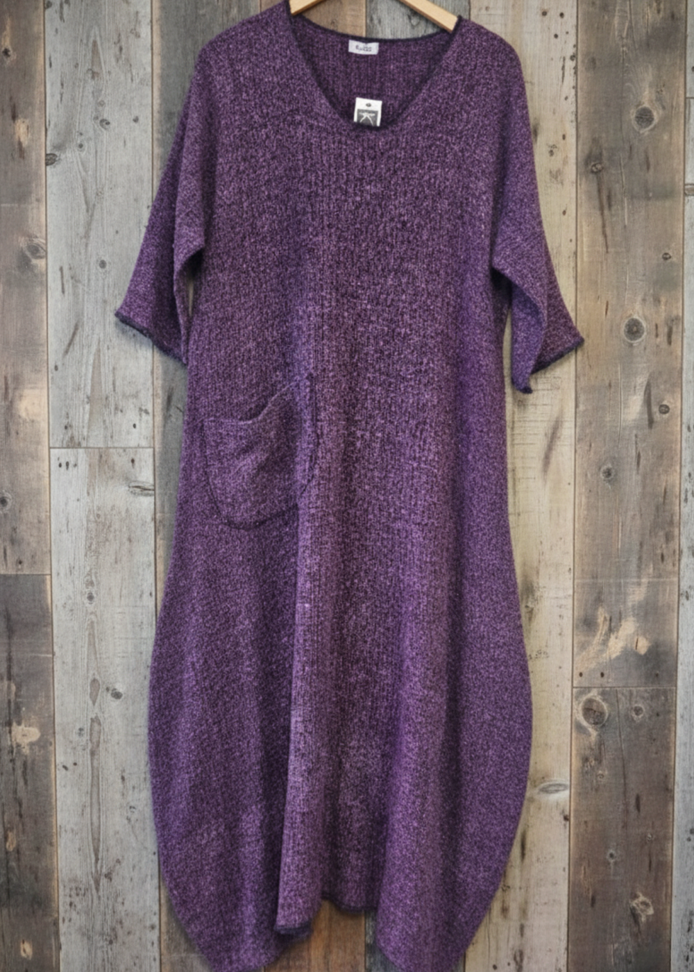 Handmade Hand Dyed Silk Purple Dress-Katze Boutique