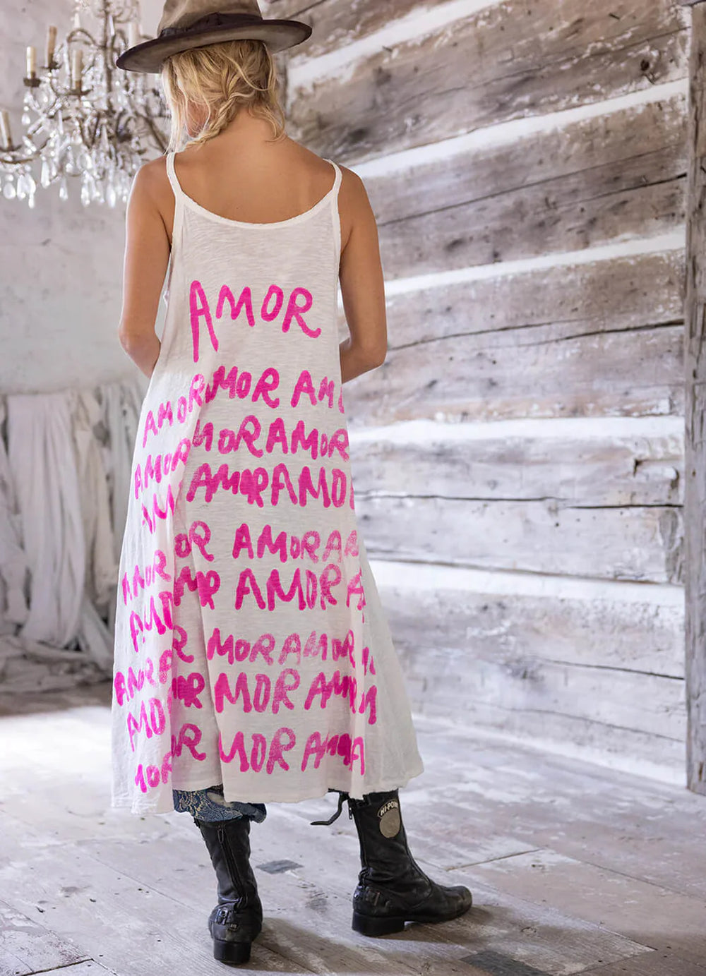 Magnolia Pearl Love Amor Lana Tank Dress-Katze Boutique