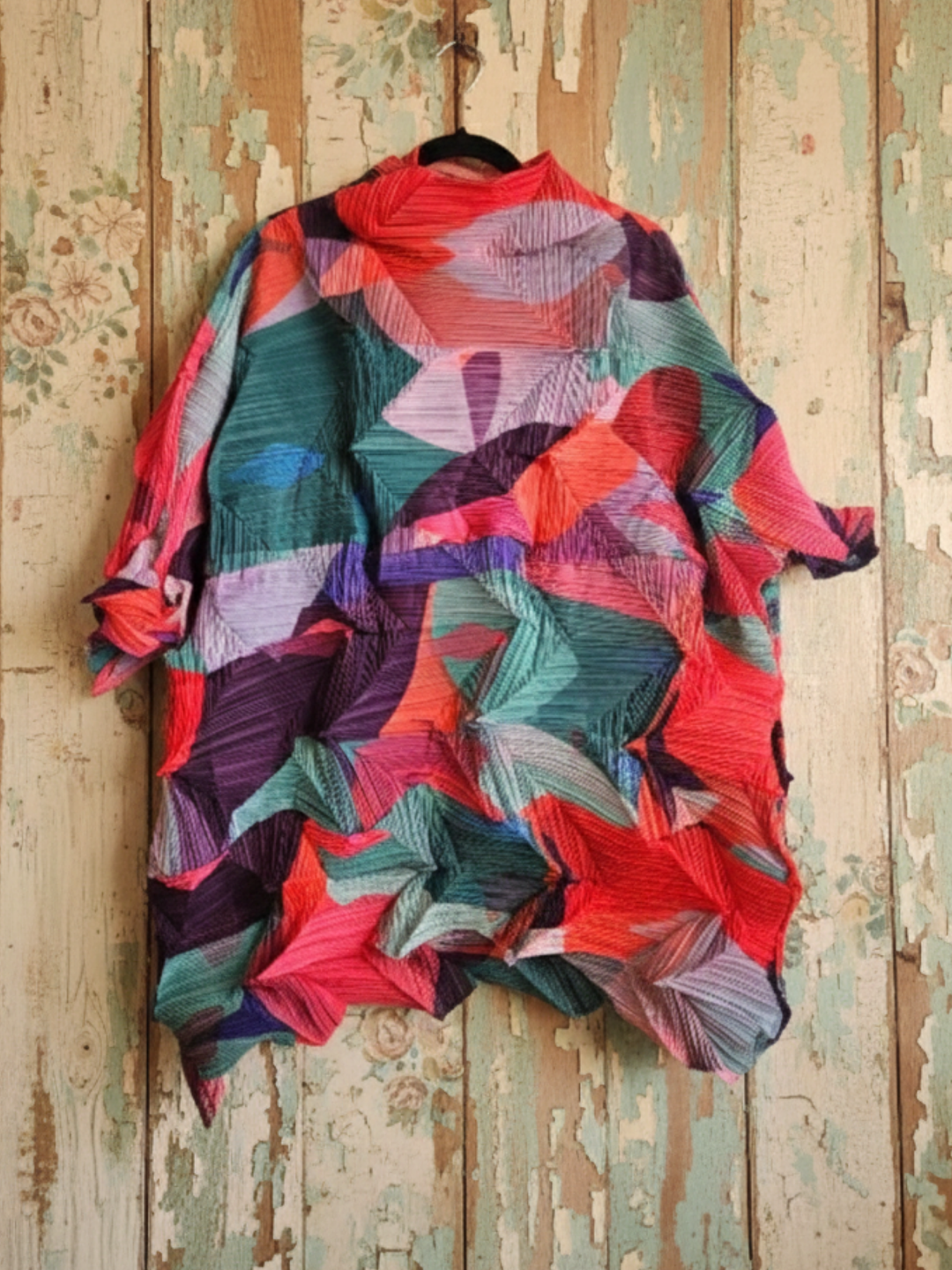 Multicolor Pleated Tunic-Katze Boutique
