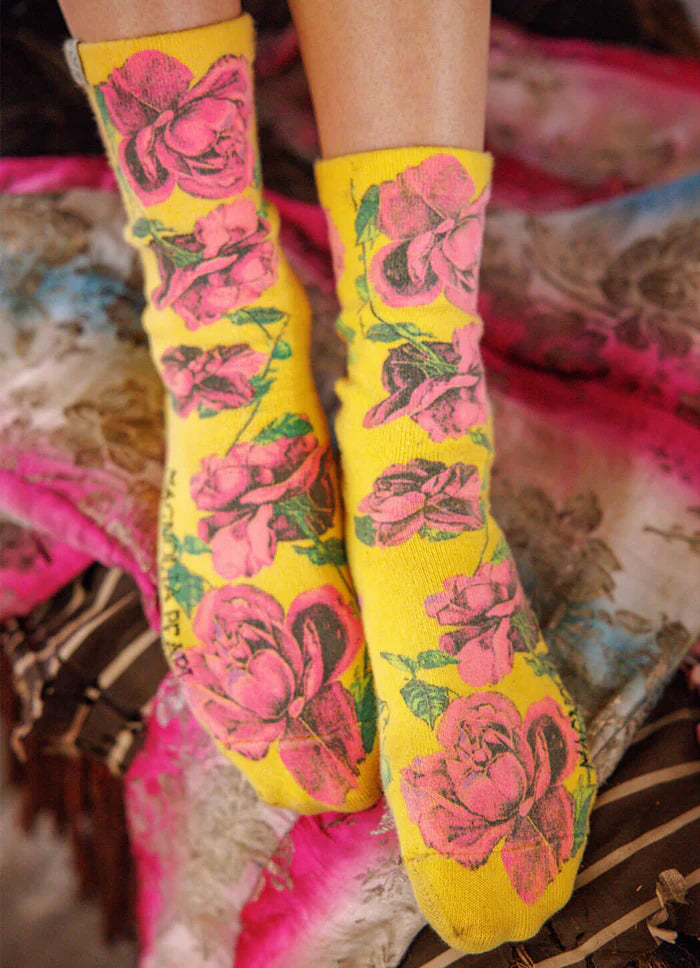 Magnolia Pearl Floral MP Socks-Katze Boutique
