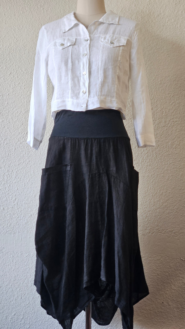 Inizio Italy Black Magic Skirt-Katze Boutique