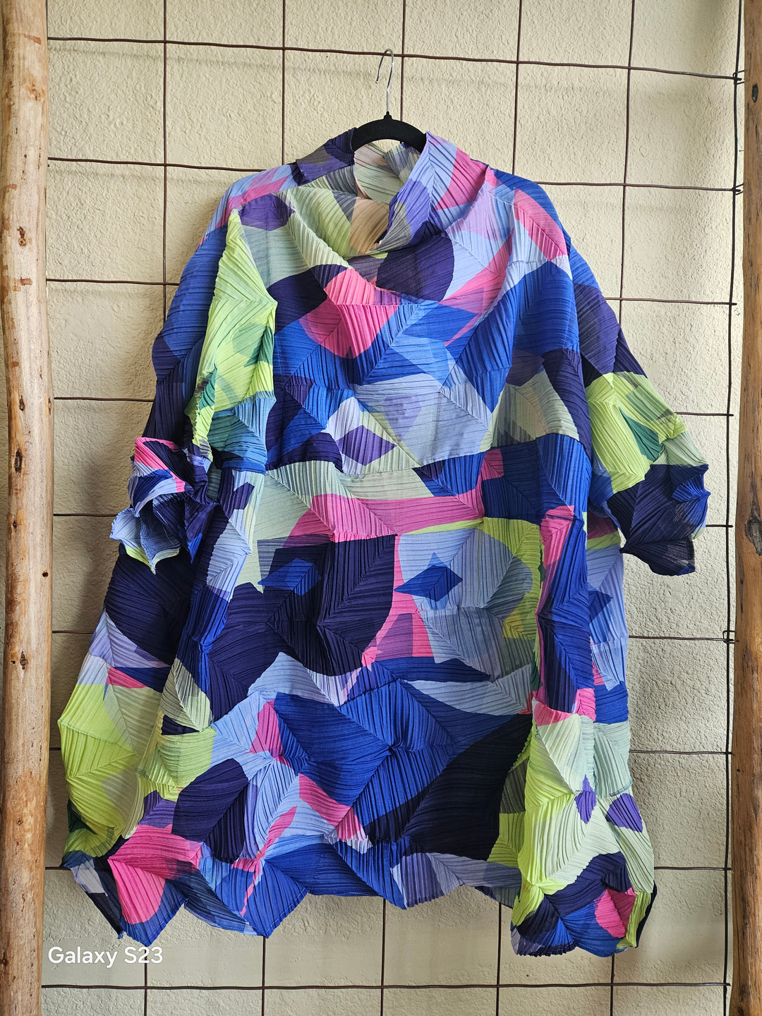 Multicolor Pleated Tunic-Katze Boutique