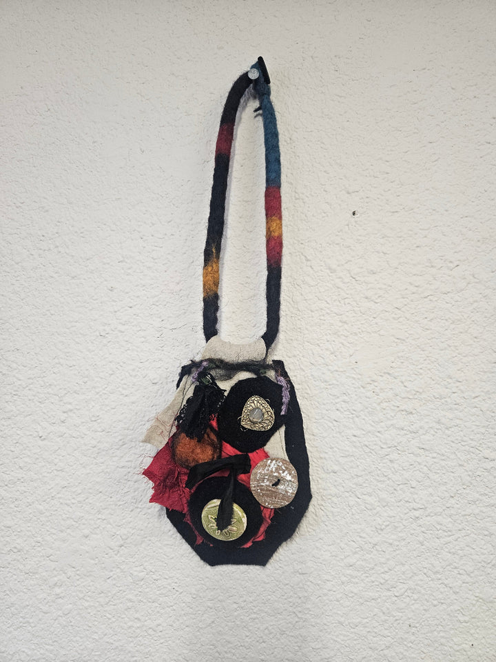 Handmade Boiled Wool Neck Piece -Katze Boutique