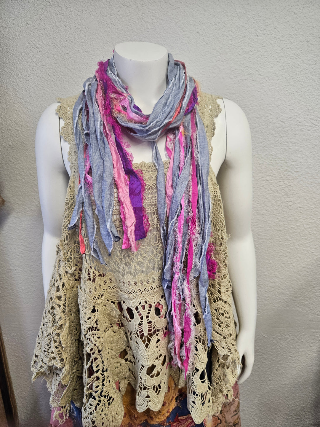 Handmade Fringe Scarf Pillow Talk-Katze Boutique