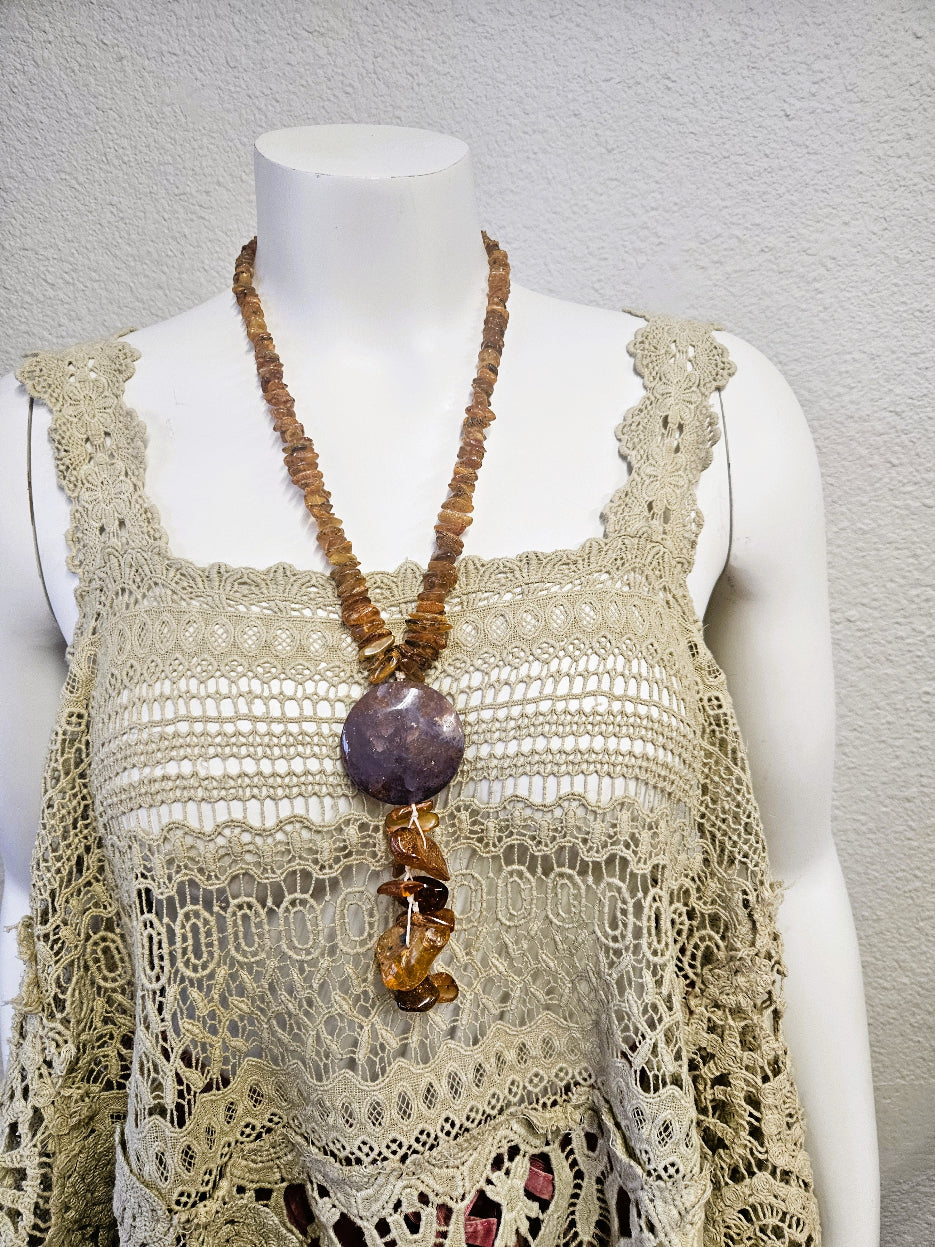 Handmade Amber Necklace -Katze Boutique