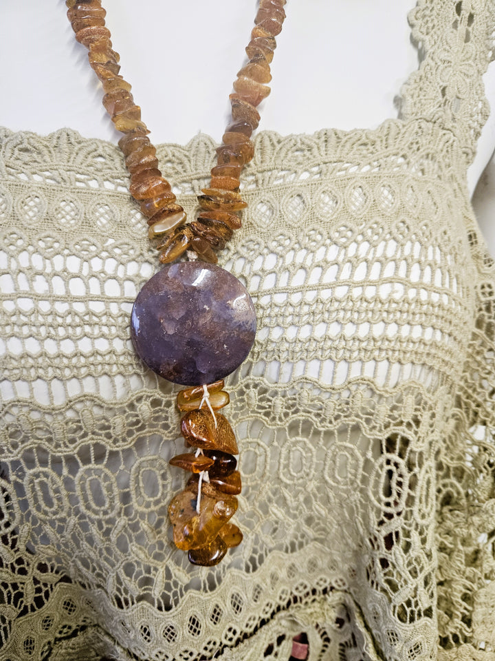 Handmade Amber Necklace -Katze Boutique