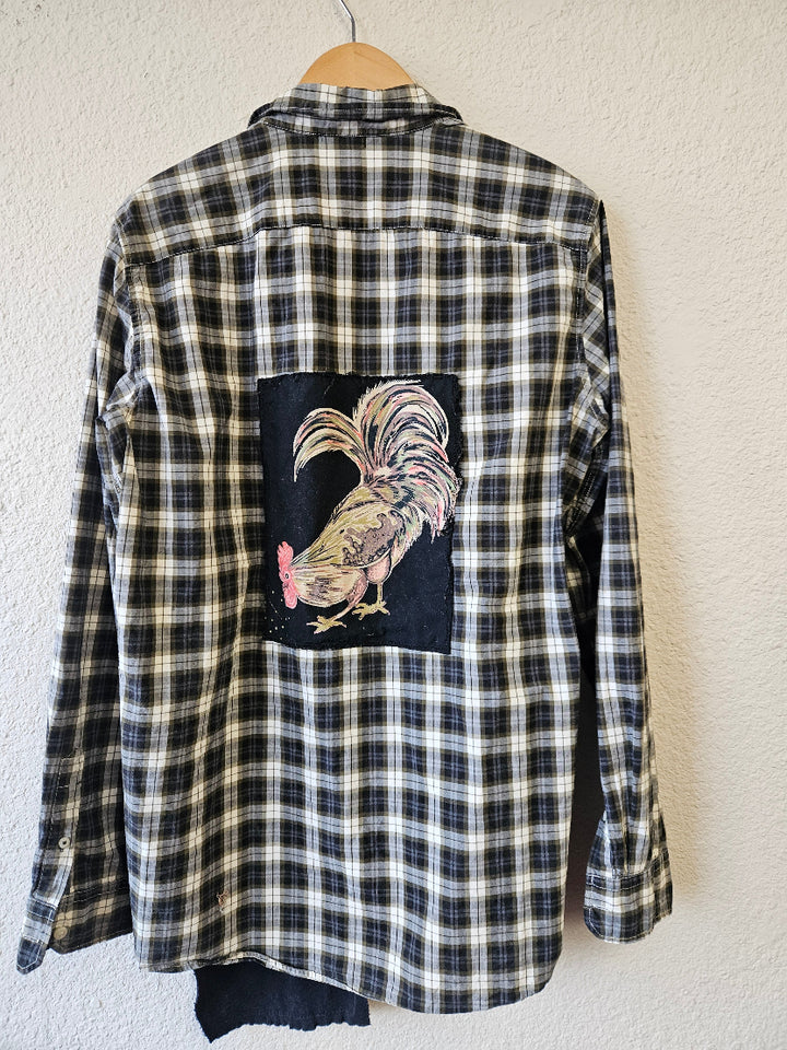 Upcycled Cotton Shirt-Fiber Art Boutique-Katze Boutique