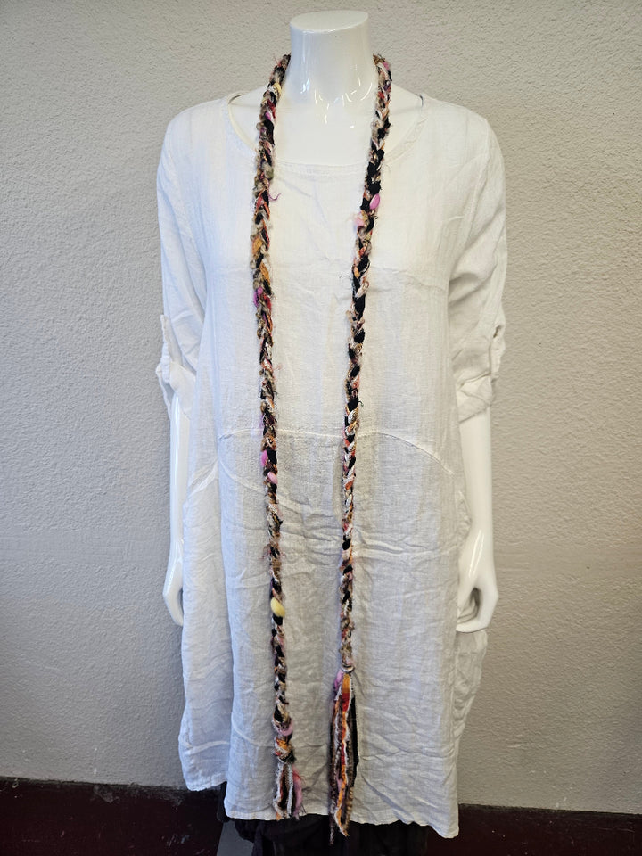 OOAK Handmade Fiber Yarn Necklace Belt | Katze Boutique