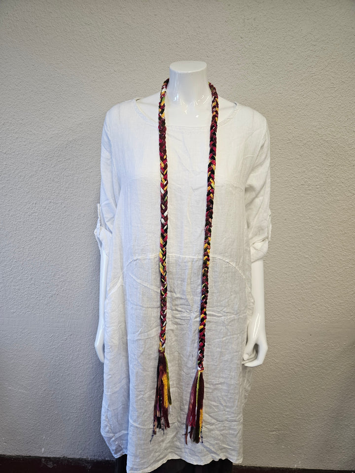 Handmade Fiber Yarn Necklace - Belt-Katze Boutique