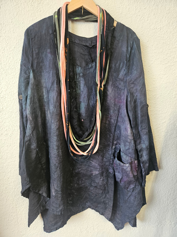 Handmade OOAK Cotton Lace Infinity Scarf | Katze Boutique