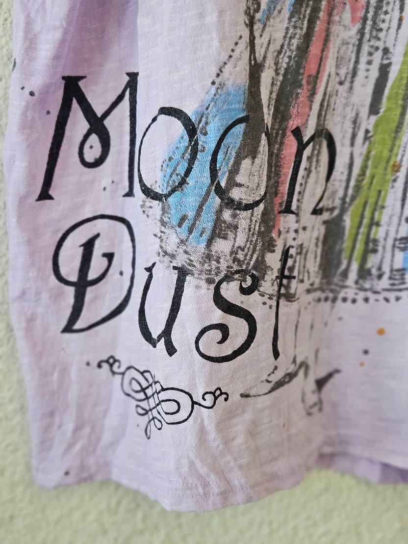 Jaded Gypsy Moon Dust Lavender Tee | Boho Graphic Top | Katze Boutique