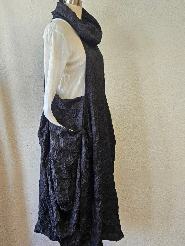 Kozan Avi Bubble Maxi Dress in Black | Katze Boutique
