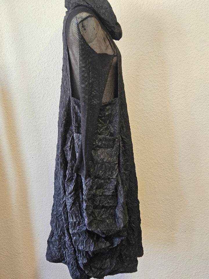 Kozan Avi Bubble Maxi Dress in Black | Katze Boutique