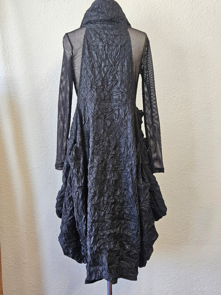Kozan Avi Bubble Maxi Dress in Black | Katze Boutique