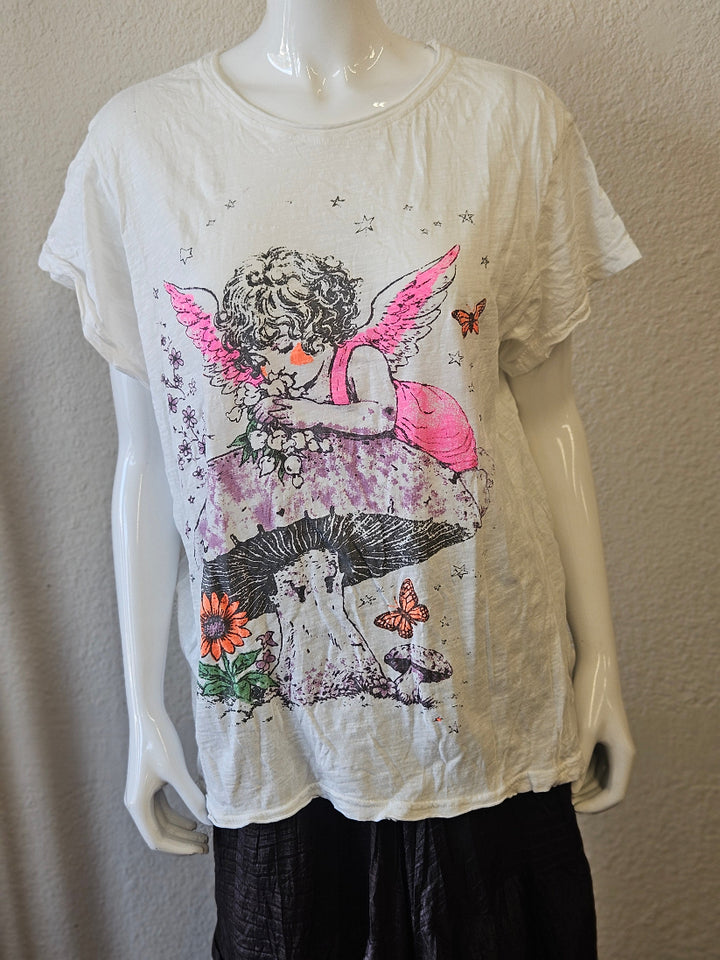 House of Jaded Gypsy Worn and Weathered Tee - Fairy-Katze Boutique