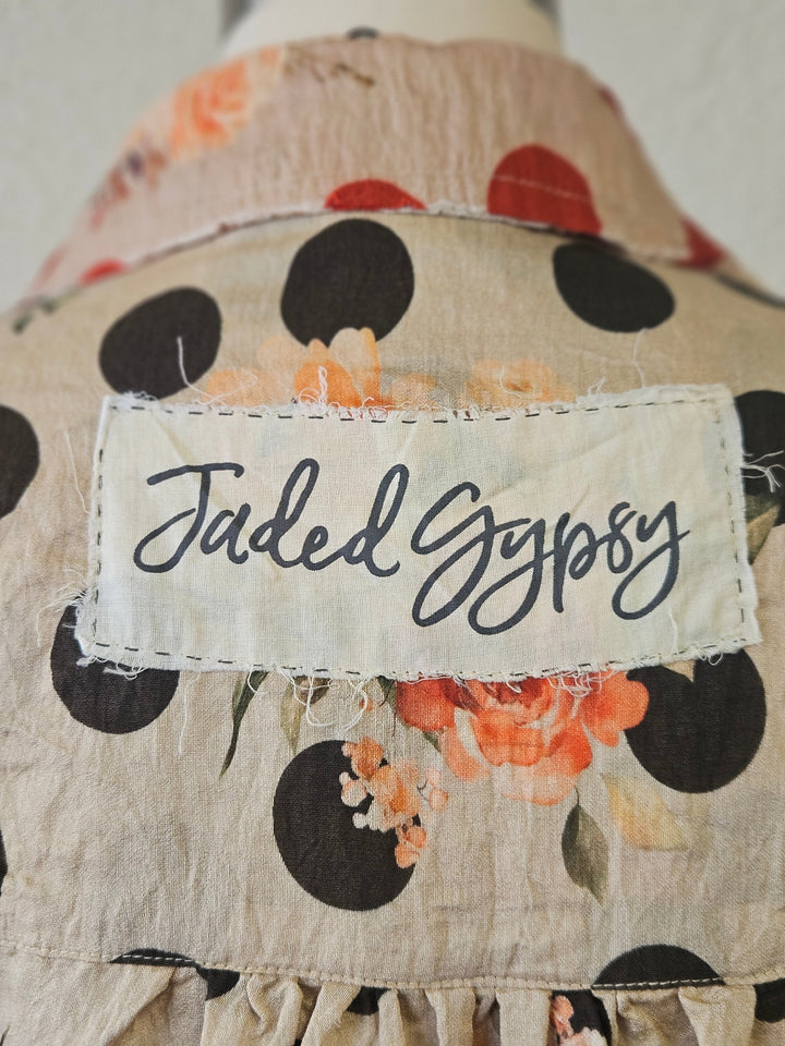 Jaded Gypsy Harvest Treasures Tunic-Midnight Dot-Katze Boutique