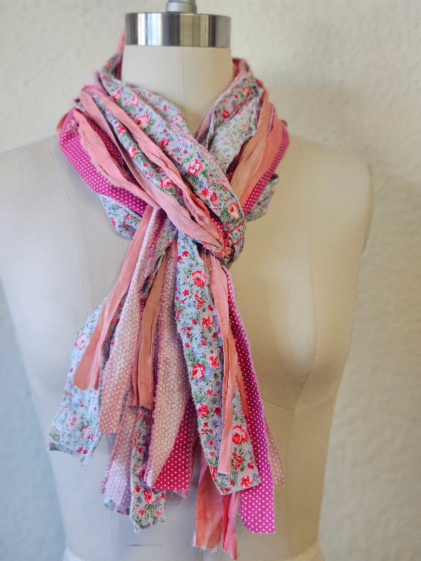 The Curated Raven Fringe Scarf-Katze Boutique