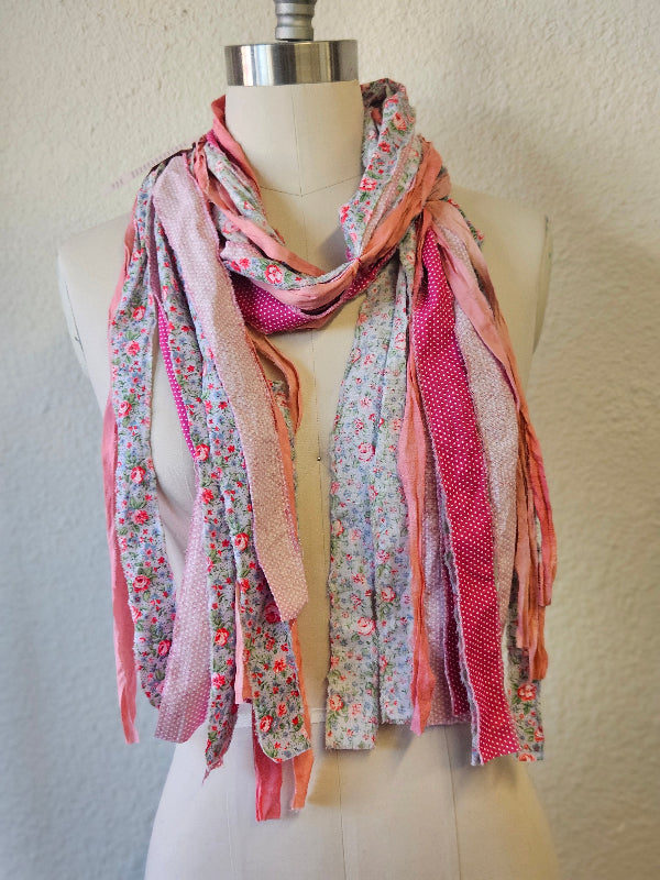 The Curated Raven Fringe Scarf-Katze Boutique