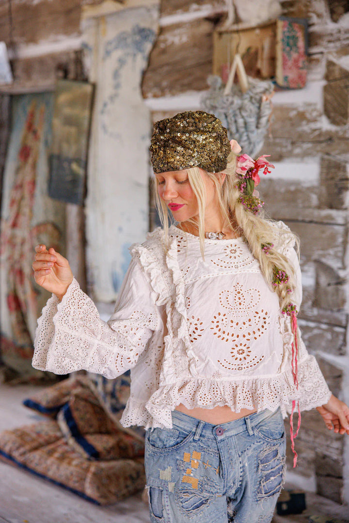 Magnolia Pearl Hermione Eyelet Blouse-Katze Boutique