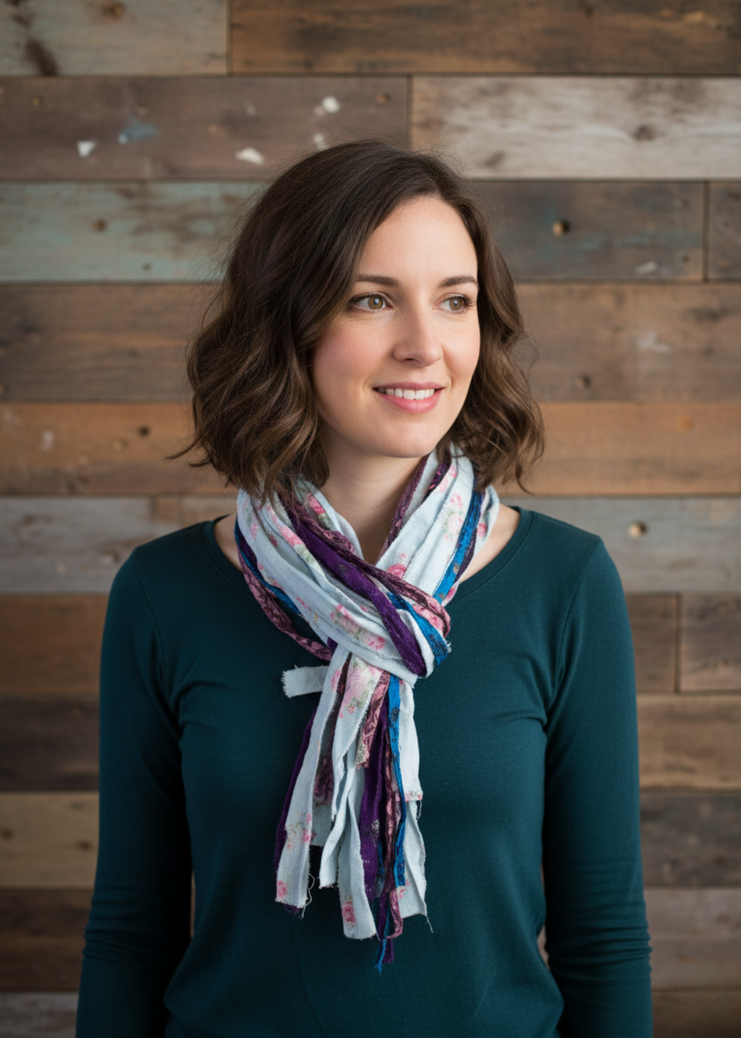 Handmade Fringe Scarf Multicolor-Katze Boutique