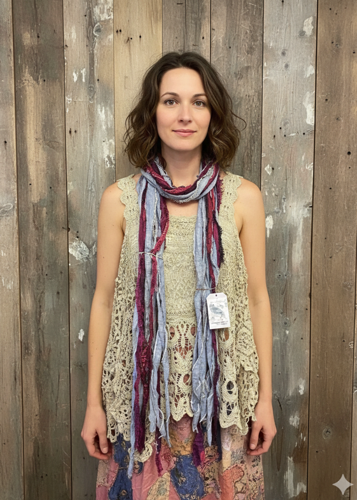 Fringe Scarf My Gypsy Soul-Katze Boutique