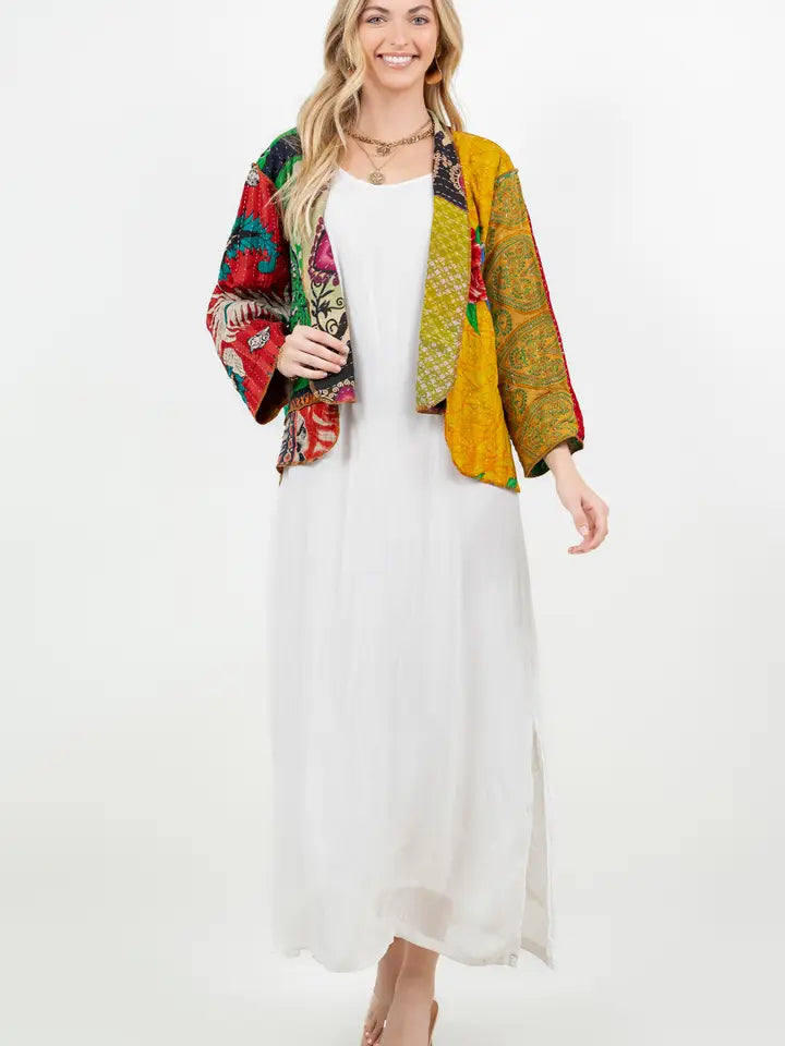 Artisan Patchwork Jacket-Sterling Style-Katze Boutique