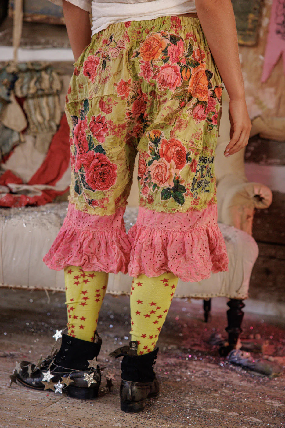 Magnolia Pearl Patchwork Louibeau Bloomers-Katze Boutique