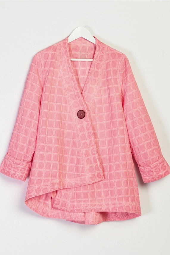  Basket Weave Cotton Jacket-Katze Boutique