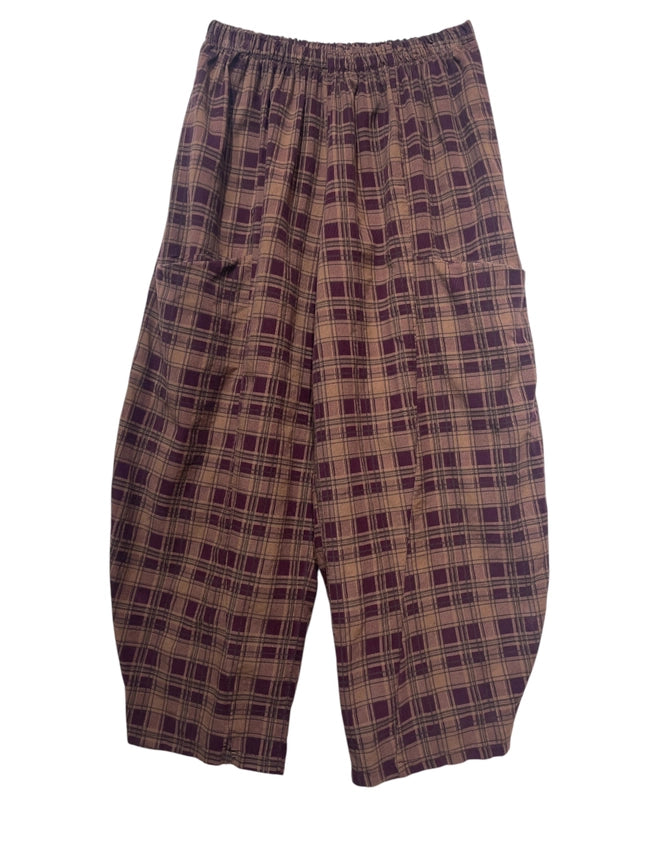 Corduroy Barrel Pants with Pockets | Made in Italy-Katze Boutique