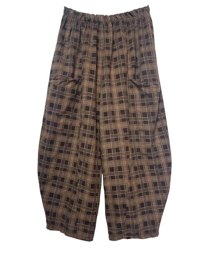 Corduroy Barrel Pants with Pockets | Made in Italy-Katze Boutique