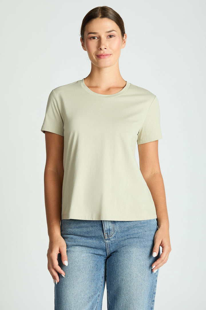 Cotton Short Sleeve Crop Top-LOIT-Katze Boutique