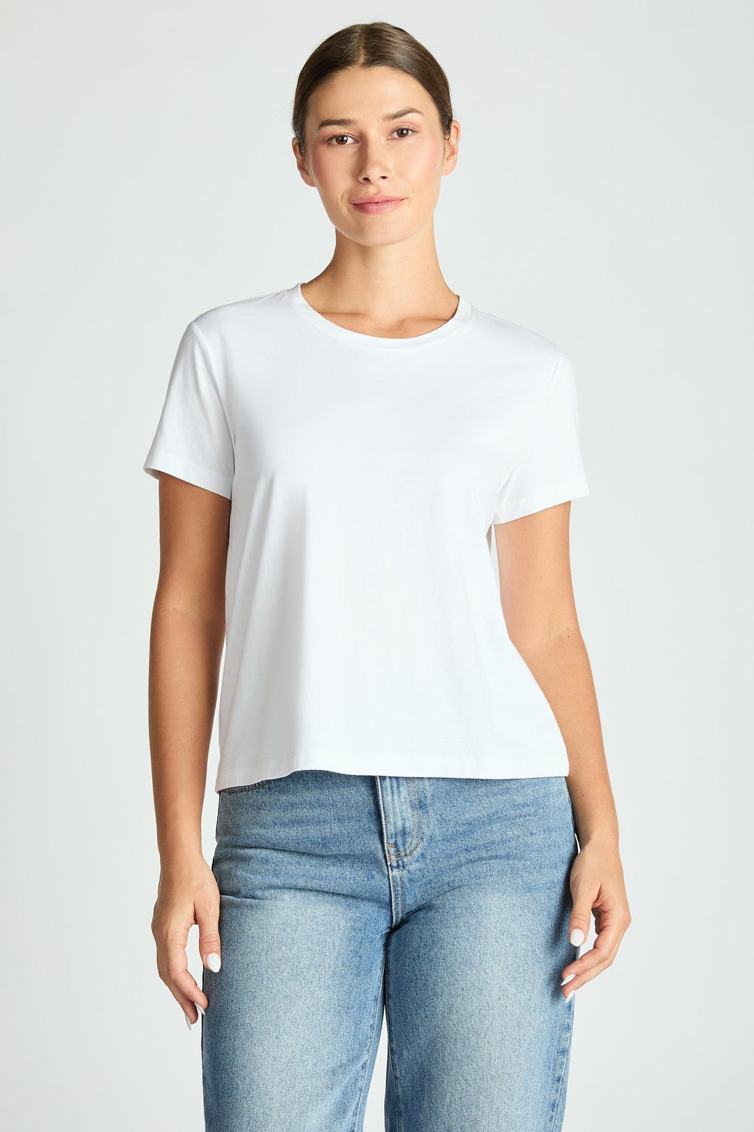 Cotton Short Sleeve Crop Top-LOIT-Katze Boutique