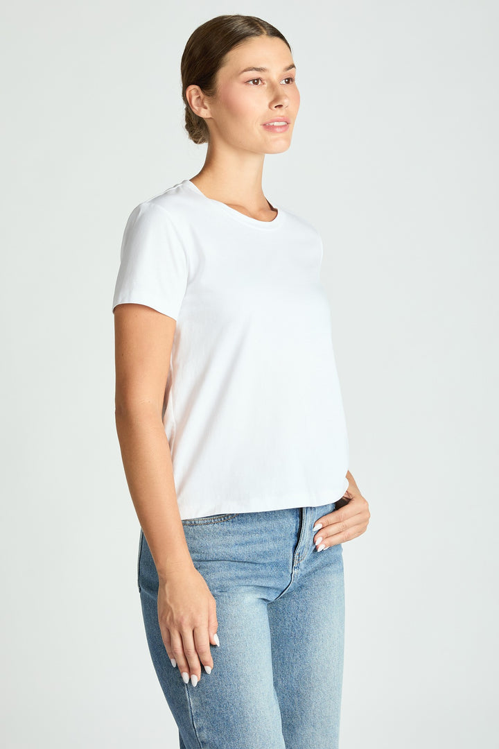 Cotton Short Sleeve Crop Top-LOIT-Katze Boutique