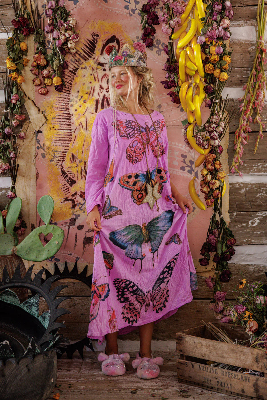 Magnolia Pearl Pasion de Papillon Viggo Tee Dress-Katze Boutique