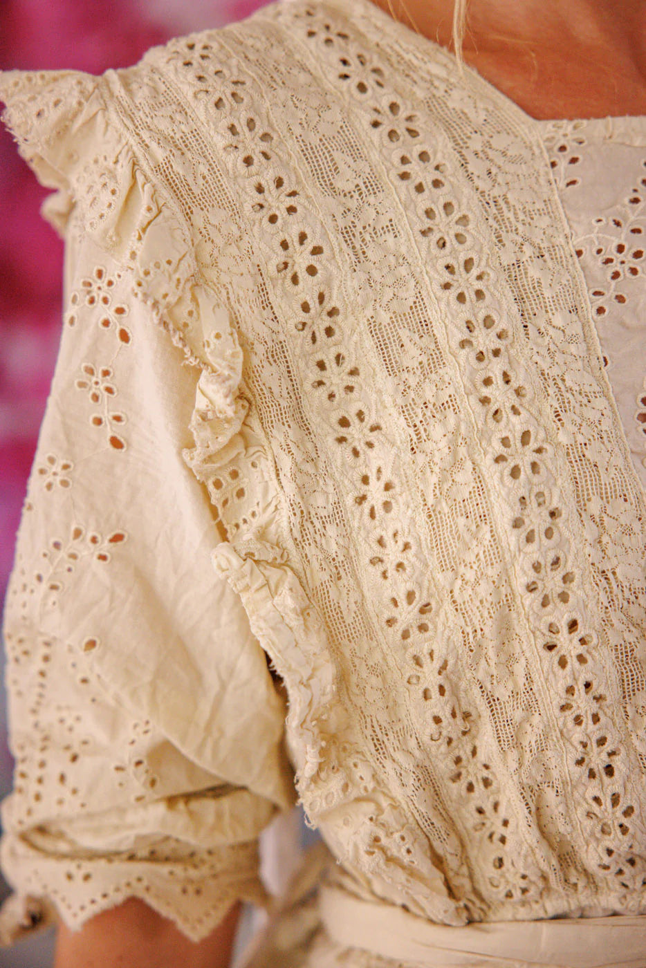 Magnolia Pearl Eyelet Rosario Blouse-Katze Boutique